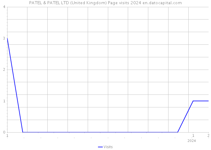 PATEL & PATEL LTD (United Kingdom) Page visits 2024 