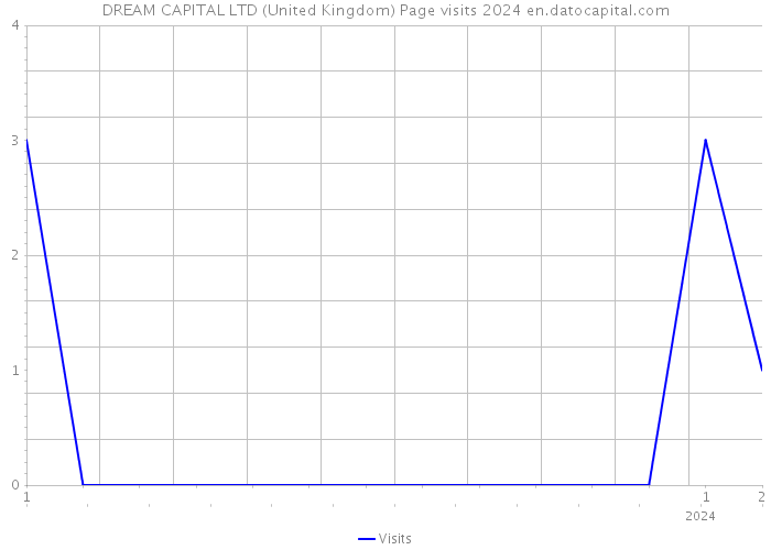 DREAM CAPITAL LTD (United Kingdom) Page visits 2024 