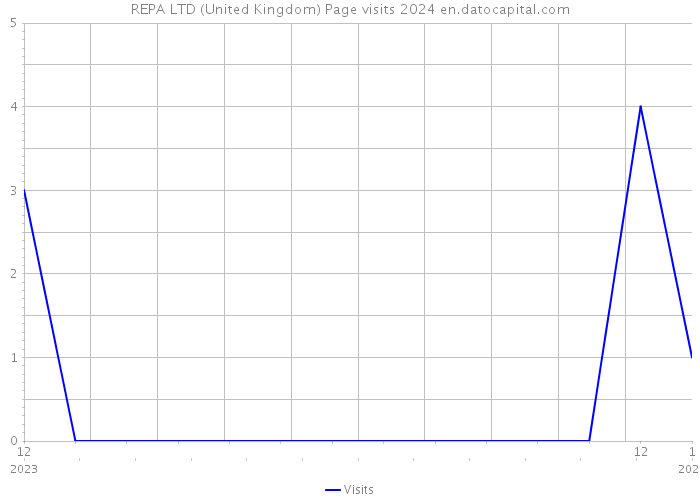 REPA LTD (United Kingdom) Page visits 2024 