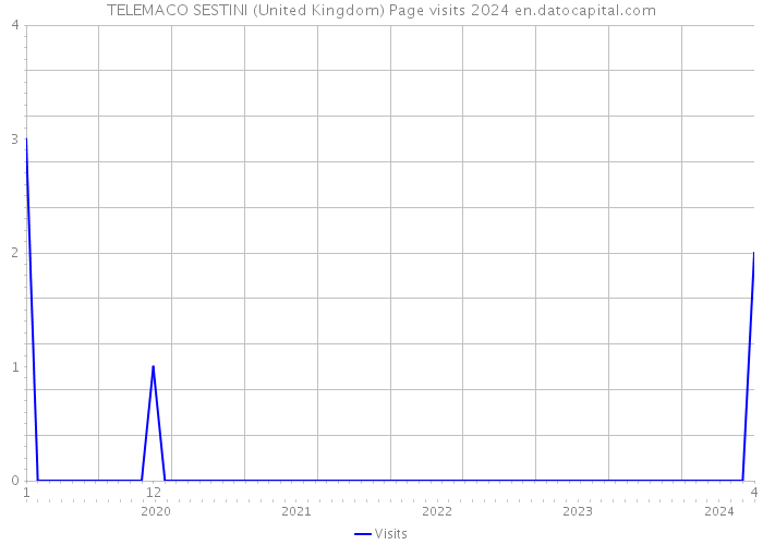 TELEMACO SESTINI (United Kingdom) Page visits 2024 