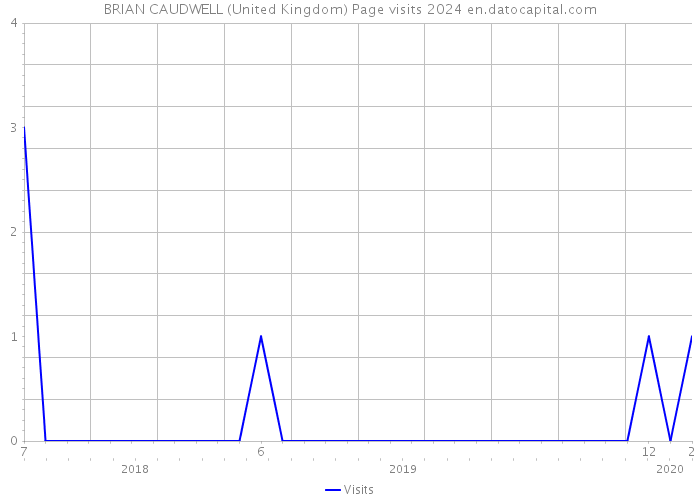 BRIAN CAUDWELL (United Kingdom) Page visits 2024 