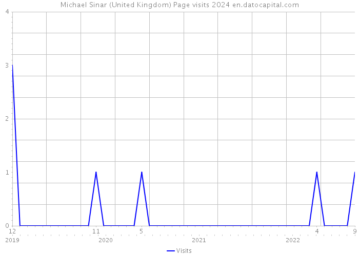 Michael Sinar (United Kingdom) Page visits 2024 