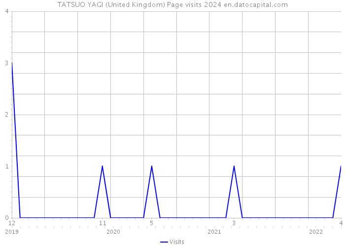 TATSUO YAGI (United Kingdom) Page visits 2024 
