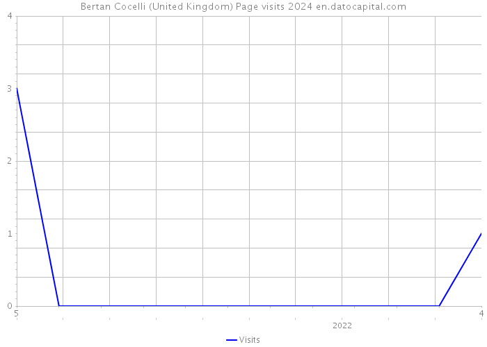 Bertan Cocelli (United Kingdom) Page visits 2024 