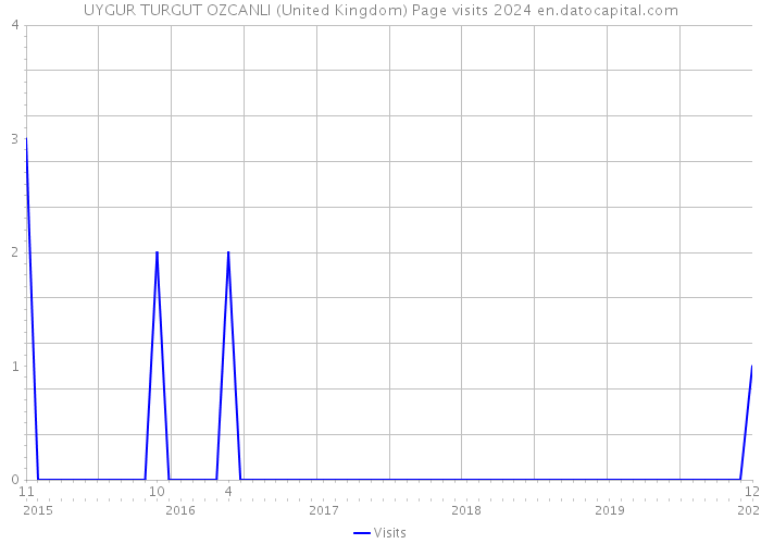 UYGUR TURGUT OZCANLI (United Kingdom) Page visits 2024 