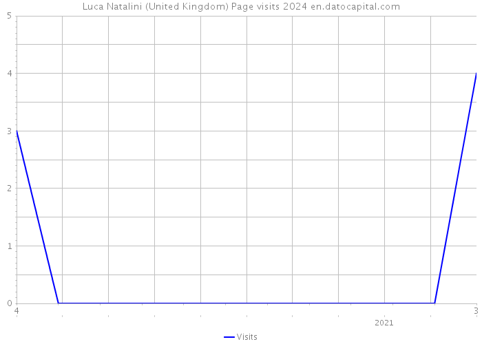 Luca Natalini (United Kingdom) Page visits 2024 