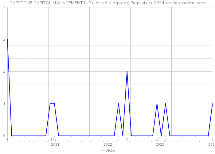 CAPSTONE CAPITAL MANAGEMENT LLP (United Kingdom) Page visits 2024 