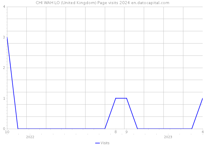 CHI WAH LO (United Kingdom) Page visits 2024 