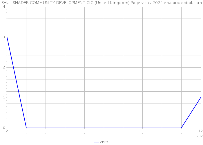 SHULISHADER COMMUNITY DEVELOPMENT CIC (United Kingdom) Page visits 2024 