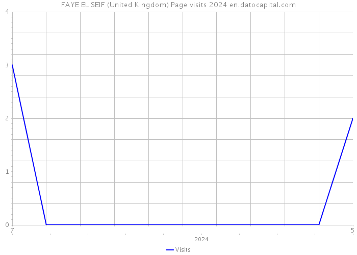FAYE EL SEIF (United Kingdom) Page visits 2024 