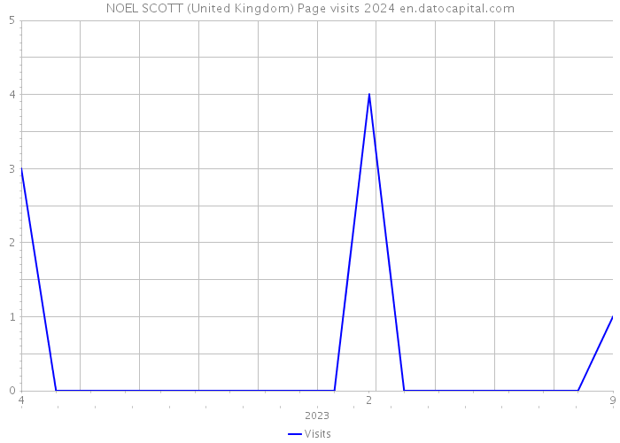 NOEL SCOTT (United Kingdom) Page visits 2024 