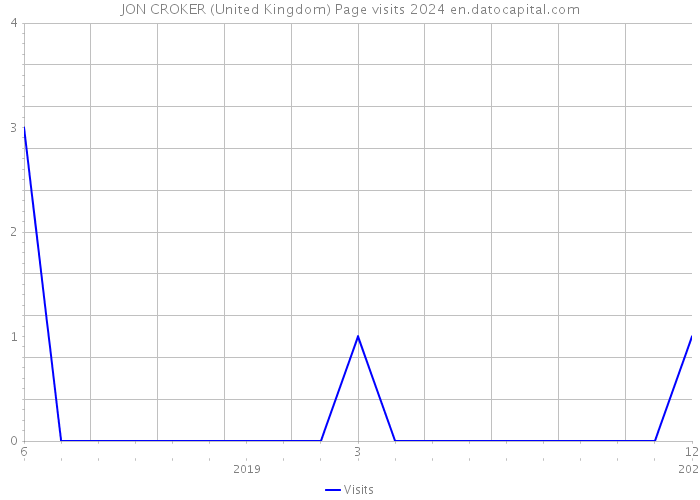 JON CROKER (United Kingdom) Page visits 2024 