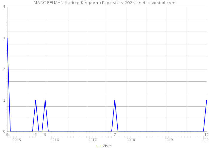 MARC FELMAN (United Kingdom) Page visits 2024 