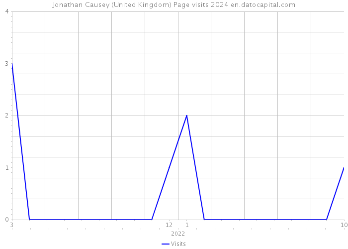 Jonathan Causey (United Kingdom) Page visits 2024 