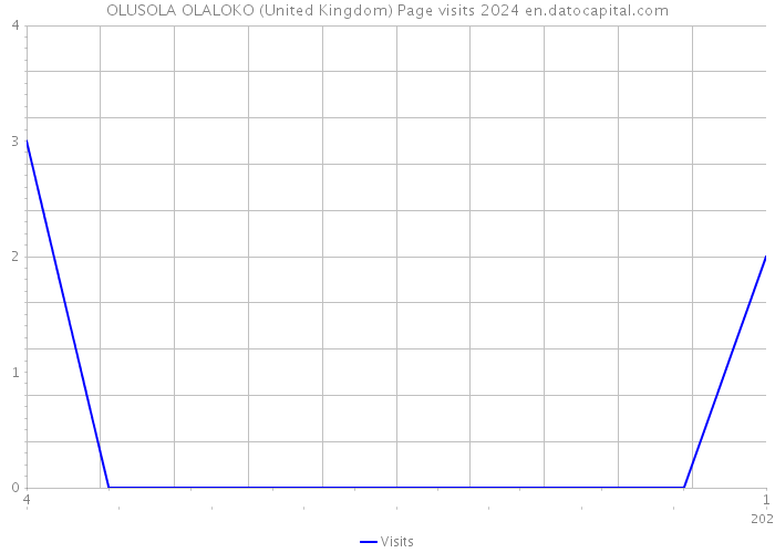 OLUSOLA OLALOKO (United Kingdom) Page visits 2024 
