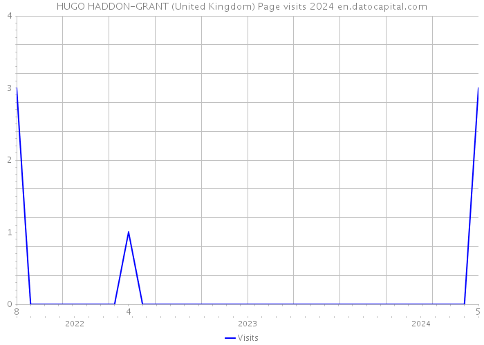 HUGO HADDON-GRANT (United Kingdom) Page visits 2024 