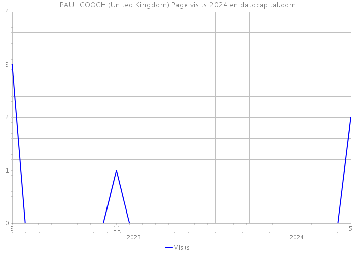 PAUL GOOCH (United Kingdom) Page visits 2024 