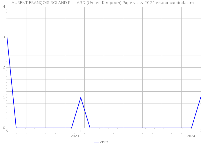 LAURENT FRANÇOIS ROLAND PILLIARD (United Kingdom) Page visits 2024 