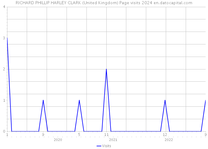 RICHARD PHILLIP HARLEY CLARK (United Kingdom) Page visits 2024 