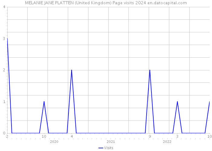 MELANIE JANE PLATTEN (United Kingdom) Page visits 2024 