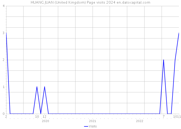 HUANG JUAN (United Kingdom) Page visits 2024 