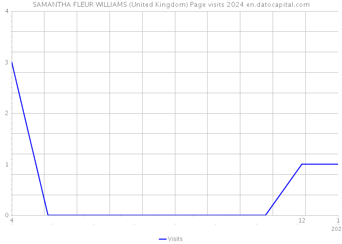 SAMANTHA FLEUR WILLIAMS (United Kingdom) Page visits 2024 