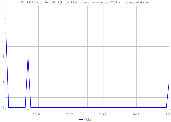 PETER LESLIE HARDING (United Kingdom) Page visits 2024 