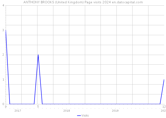 ANTHONY BROOKS (United Kingdom) Page visits 2024 