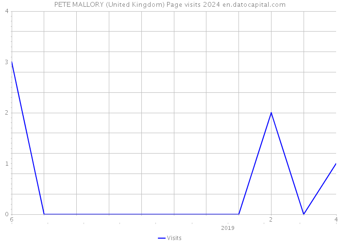 PETE MALLORY (United Kingdom) Page visits 2024 