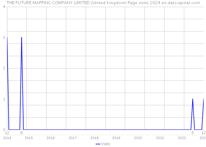 THE FUTURE MAPPING COMPANY LIMITED (United Kingdom) Page visits 2024 