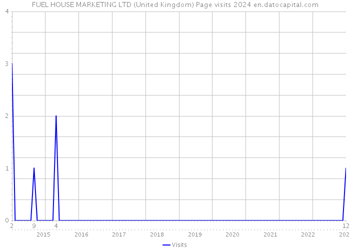 FUEL HOUSE MARKETING LTD (United Kingdom) Page visits 2024 