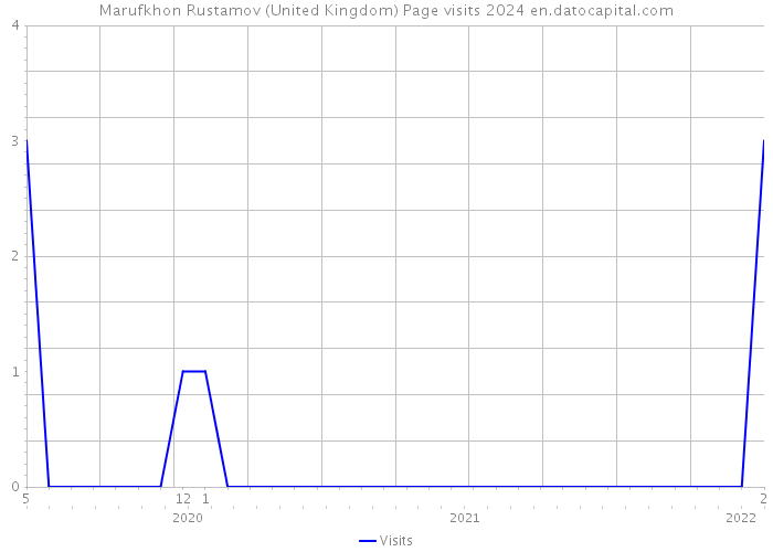 Marufkhon Rustamov (United Kingdom) Page visits 2024 