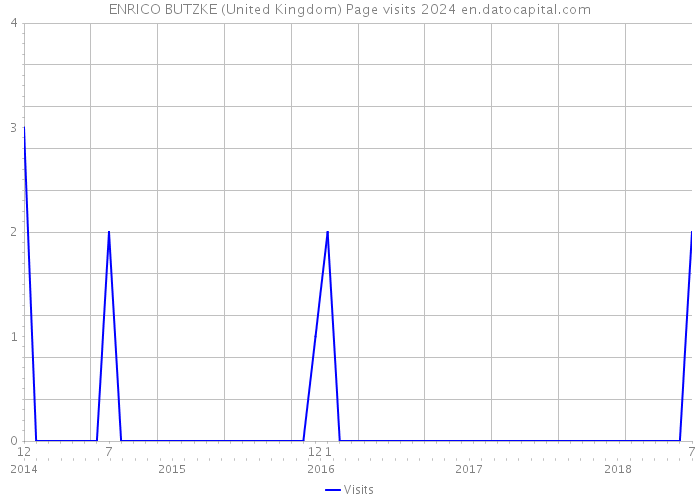 ENRICO BUTZKE (United Kingdom) Page visits 2024 