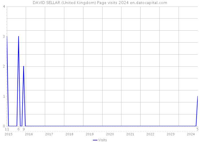DAVID SELLAR (United Kingdom) Page visits 2024 