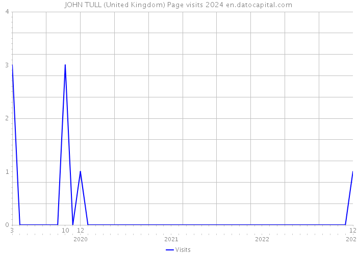 JOHN TULL (United Kingdom) Page visits 2024 