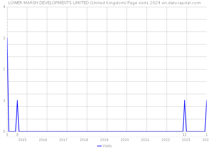 LOWER MARSH DEVELOPMENTS LIMITED (United Kingdom) Page visits 2024 