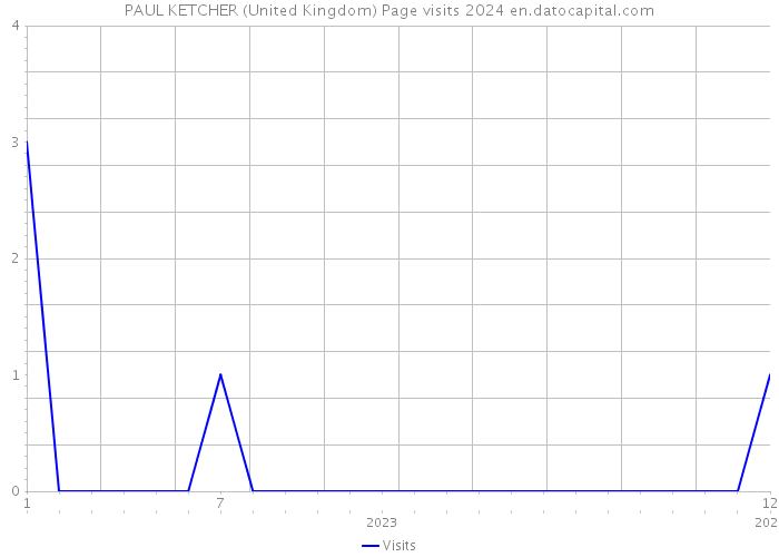 PAUL KETCHER (United Kingdom) Page visits 2024 