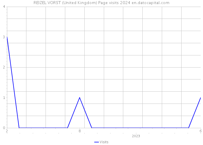 REIZEL VORST (United Kingdom) Page visits 2024 