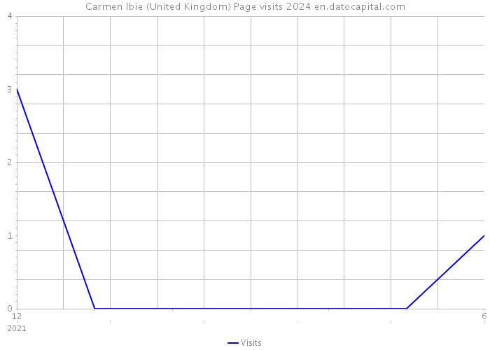 Carmen Ibie (United Kingdom) Page visits 2024 