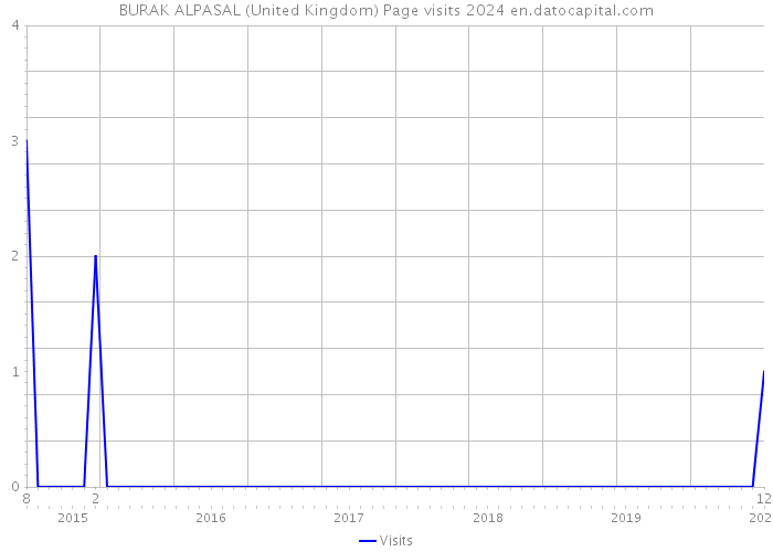 BURAK ALPASAL (United Kingdom) Page visits 2024 