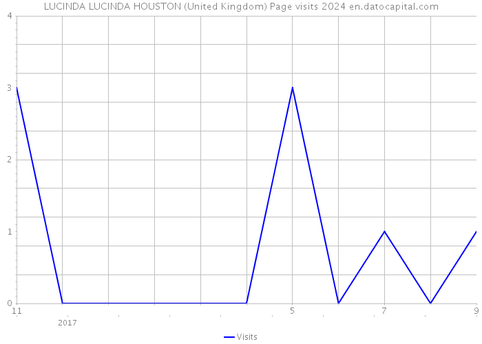 LUCINDA LUCINDA HOUSTON (United Kingdom) Page visits 2024 