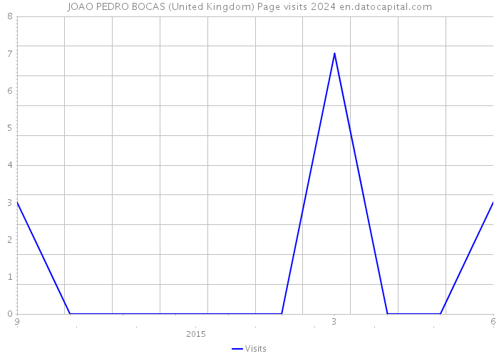 JOAO PEDRO BOCAS (United Kingdom) Page visits 2024 