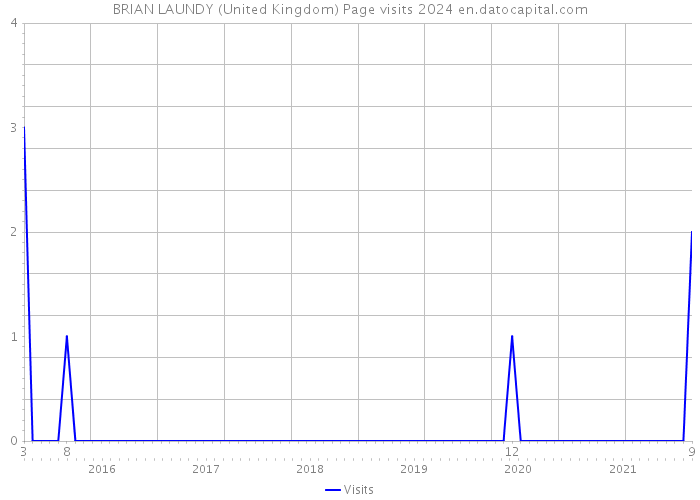 BRIAN LAUNDY (United Kingdom) Page visits 2024 