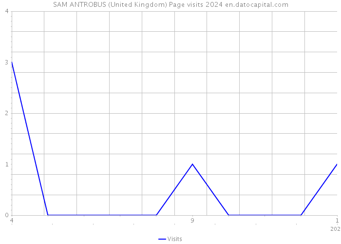 SAM ANTROBUS (United Kingdom) Page visits 2024 