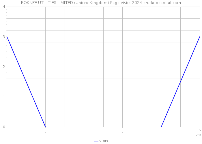 ROKNEE UTILITIES LIMITED (United Kingdom) Page visits 2024 