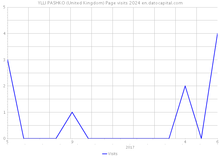 YLLI PASHKO (United Kingdom) Page visits 2024 