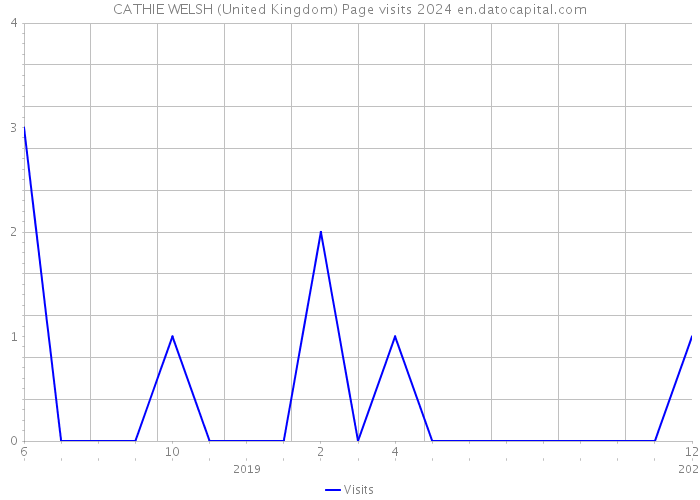 CATHIE WELSH (United Kingdom) Page visits 2024 