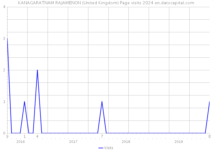 KANAGARATNAM RAJAMENON (United Kingdom) Page visits 2024 