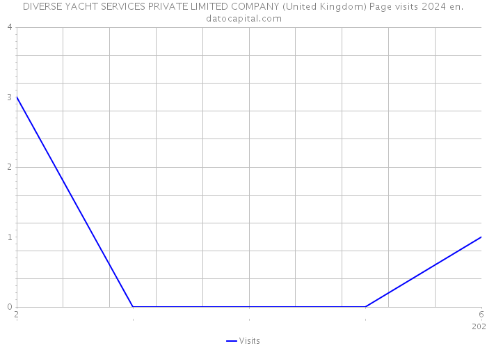 DIVERSE YACHT SERVICES PRIVATE LIMITED COMPANY (United Kingdom) Page visits 2024 