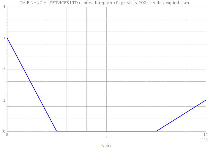 GM FINANCIAL SERVICES LTD (United Kingdom) Page visits 2024 